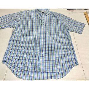 Austin Reed Men's‎ Multicolor Casual Short Sleeve Shirt Size L A18